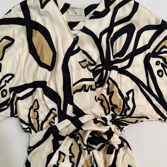 Eugenia Fernandez Wrap Mini Dress Size US XS - Picture 5 of 5